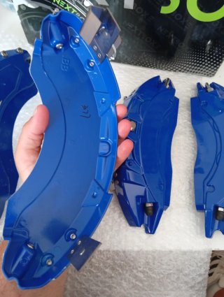 Embellecedores Pinzas Freno R Azul