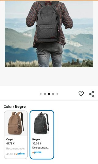 Mochila Muzee Negra Portátil Sin Estrenar