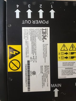 PDU IBM Dual Line Cord Rack Distribuidor