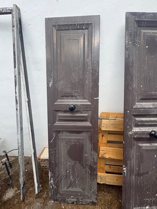 Puerta de hierro para calle