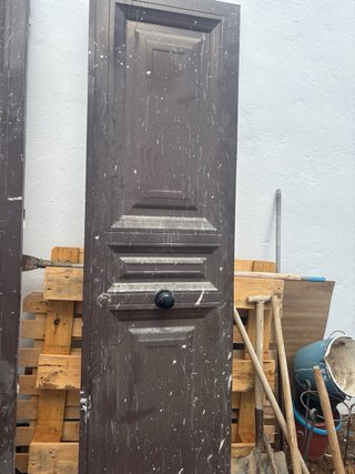 Puerta de hierro para calle