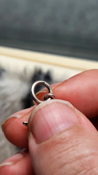 Colgante campanilla plata