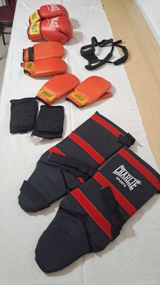 Set de Boxeo Everlast y Charlie Sports 11 piezas