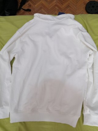 Polo Ralph Lauren Jersey Blanco Media Cremallera