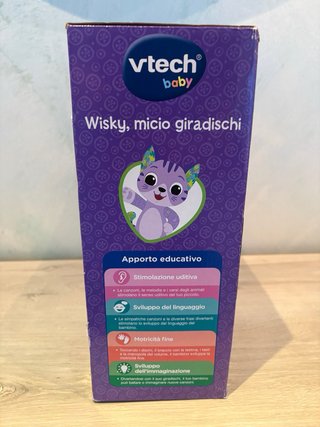 VTech Baby Wisky Micio Giradischi
