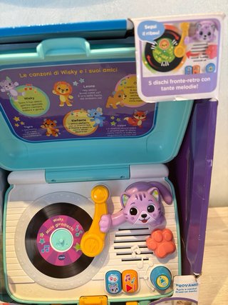 VTech Baby Wisky Micio Giradischi