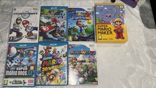 Lote 6 Giochi Mario Wii/Wii U