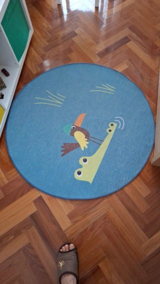 Alfombra infantil redonda