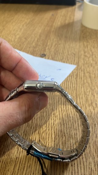 Orologio Lorenz Montenapoleone Rettangolo Bianco