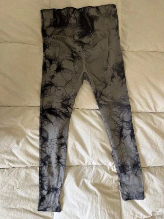 Leggins gimnasio gris y negro