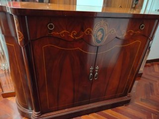 Mueble recibidor con espejo