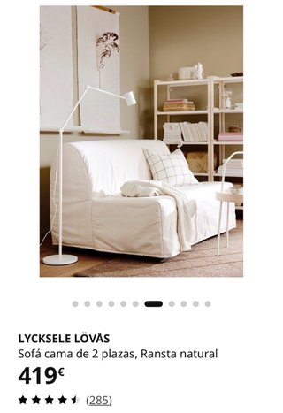 Sofá Cama Gris 2 Plazas