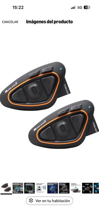 Intercomunicador Midland BT X1 Pro (2 unidades)