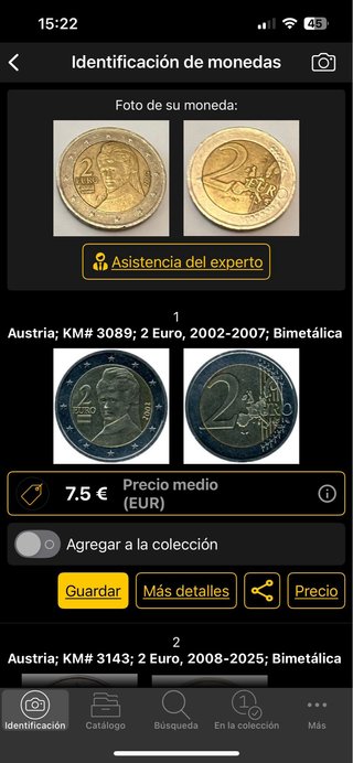 2 Monedas 2€ Austria 2002