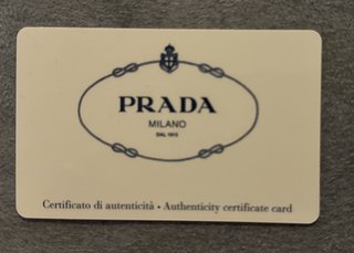 Portacarte Prada Pelle Nera