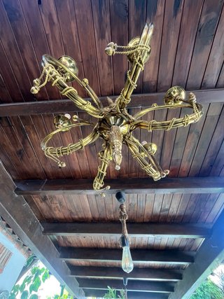 Lámpara de techo de bronce