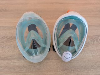 Lote 2 máscaras snorkel