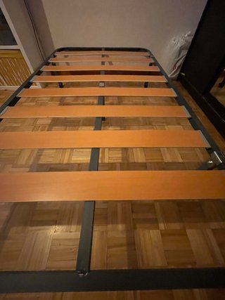 Somier 105x190cm patas metálicas