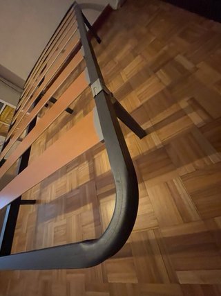 Somier 105x190cm patas metálicas