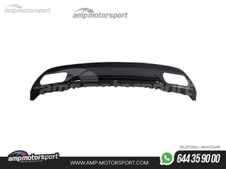 DIFUSOR TRASERO MERCEDES CLASE A W176 LOOK A45 AMG