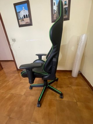 Silla Gaming DXRacer Negra y Verde