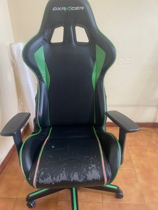 Silla Gaming DXRacer Negra y Verde