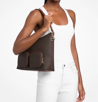 Bolso Merritt Michael Kors Marrón Original Nuevo