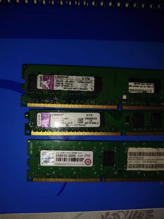 3 Memorias RAM Kingston