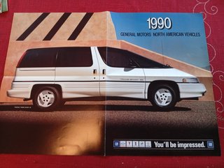 Chevrolet Pontiac Cadillac Depliant Brochure 1990