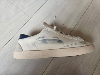Golden Goose Sneakers Blancas y Azules