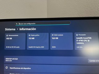 PC Mars Gaming i7/16GB RAM/1TB