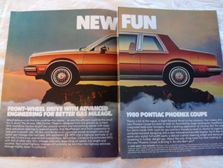 Pontiac Phoenix 1980 Sales Brochure Depliant