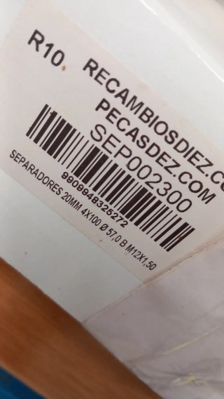 Separadores de Rueda Rojos (4 uds)