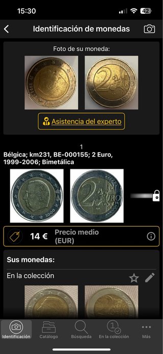 4 Monedas Bélgica 2002 y 2004