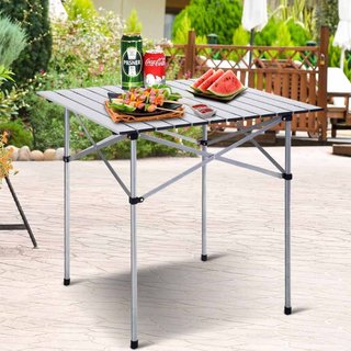 Tavolo Da Campeggio Picnic Richiudibile In Alluminio
