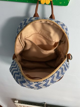 Mochila pequeña geométrica