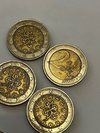 4 Monedas 2€ Portugal 2002-2007