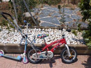 Bicicleta infantil rosa 5€