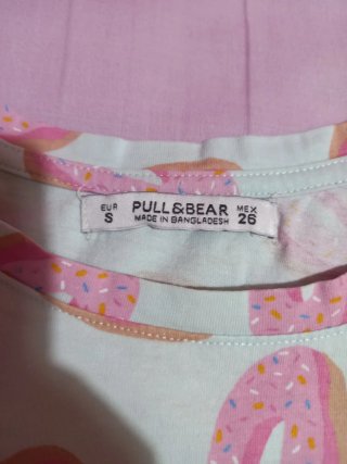 Maglietta bambina con stampa ciambelle  taglia S