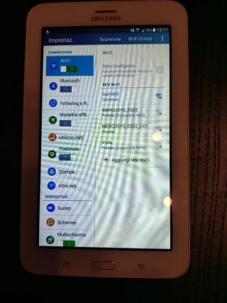 Tablet Samsung 7 pollici bianca