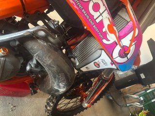 KTM SX 250 2T Naranja/Blanca