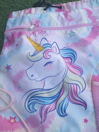 Borsetta, sacca unicorno e pochette bambina