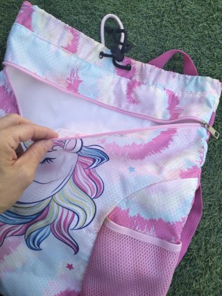 Borsetta, sacca unicorno e pochette bambina