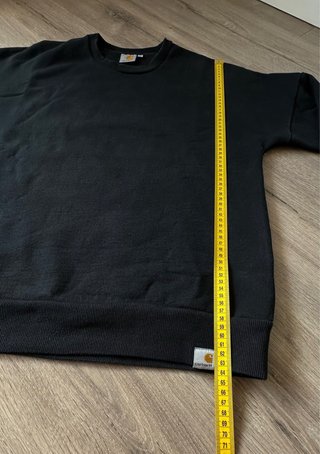 Sudadera Carhartt Negra Logo Trasero Talla M