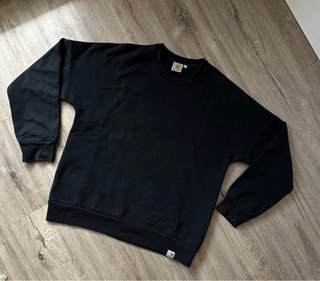 Sudadera Carhartt Negra Logo Trasero Talla M