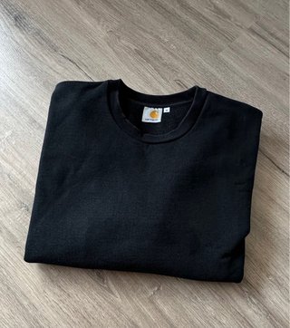 Sudadera Carhartt Negra Logo Trasero Talla M