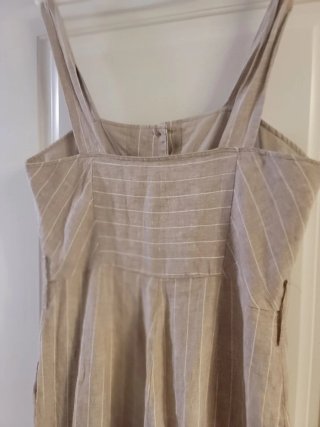 Mono Beige Mujer Rayas