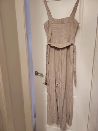 Mono Beige Mujer Rayas
