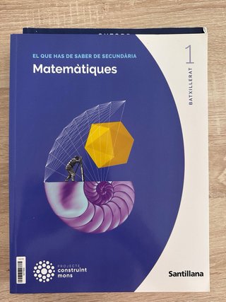 Libros primero de bachillerato