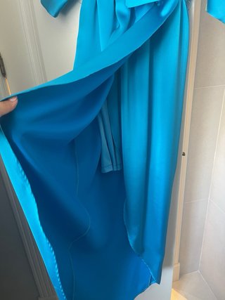Vestido Civit azul satinado T38/42